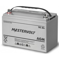 Mastervolt - 12 Volt - 90Ah - Marine Dual Purpose Starting/Deep Cycle AGM Battery - 62000900 (111074)