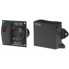 Johnson Bilge Alert High Water Alarm - 12 Volt - High Water Bilge Alarm System Inc Digital Detector Switch - 3 Way ON/OFF/TEST Switch - 72303-001 (131678)