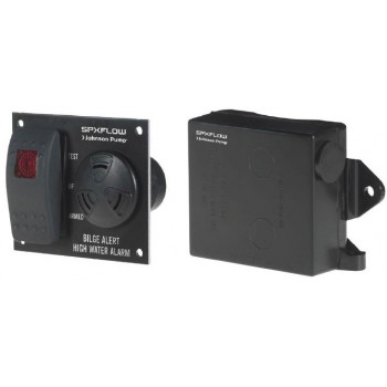 Johnson Bilge Alert High Water Alarm - 24 Volt - High Water Bilge Alarm System Inc Digital Detector Switch - 3 Way ON/OFF/TEST Switch - 72303-002 (131674)