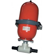 Johnson Accumulator Tank 2L - Pressurized 2 Litre Tank - For Fewer Pump Starts and Stops - Incl. 1/2" and 3/4" Fittings (133340)