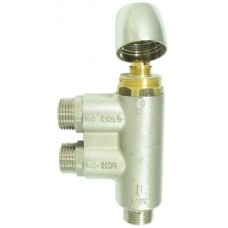 Whale Optional Thermostatic Mixer Valve for Hot Water Systems - Temperature Adjustable with Integral Non Return Valve (136686)