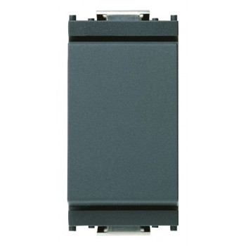Vimar Idea - One Way Switch - 1 Pole 10 Amp 250 Volt - OFF/ON - Grey - 1 Module - Suits Rondo and Classica Cover Plates (16000)