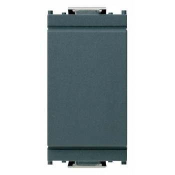 Vimar Idea - Blank Switch Plate - Grey - 1 Module - Suits Rondo and Classica Cover Plates (16542)