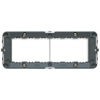Vimar Idea - Mounting Frame - 6 Module - Grey - Suits Rondo and Classica Cover Plates (16716)