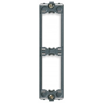 Vimar Idea - Mounting Frame - 2 Module - Grey - Vertical - Suits Rondo and Classica Cover Plates (16772)
