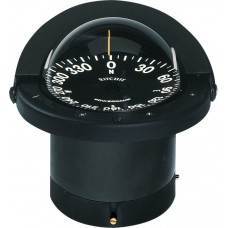 Ritchie Navigator Flush Mount Black Compass - Powerboat and Sail -  115mm Apparent Dia. - Black Flat Card - FN-201 (232162)