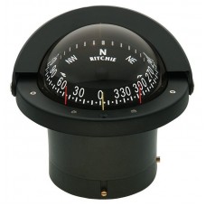 Ritchie Navigator Flush Mount Black Compass - Powerboat and Sail - Combi 115mm Apparent Dia. - Black Conical Card - FN-203 (232170)