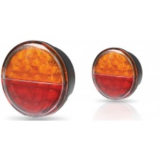Hella LED Rear Combination Indicator Lights (Pair) Stop, Rear Position and Rear Indicator - 12-24VDC - Submersible (2399)