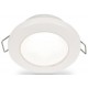 Hella EuroLED 75 Series Downlights - 12Volt White Light with White Rim - Spring Clip Mount - Interior or Exterior - Completely Sealed - Dimmable - 5 Year Warranty (2JA958110511)