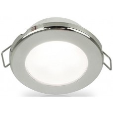 Hella EuroLED 75 Series Downlights - 24Volt White Light with Stainless Steel Rim - Spring Clip Mount - Interior or Exterior - Completely Sealed - Dimmable - 5 Year Warranty (2JA958110621)