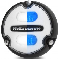 Hella Apelo A1 LED Underwater Lights - WHITE & BLUE with White Front - Thermal POLYMER Housing - 1800 Lumen (White) - 9-32V DC (2LT 016 145-011)