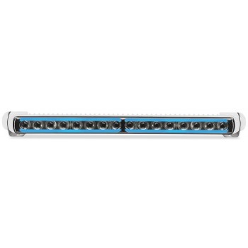 Hella Sea Hawk-470 LED Light Bar with Blue Edge Light- Pencil Beam - WHITE Housing - 9-33VDC - 1700 Lumen (2LT958140531)