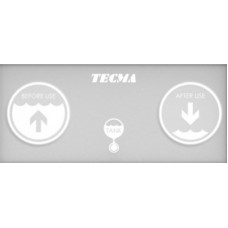 Tecma Replacement LABEL ONLY - Suits Two Button Standard Control Panel - Suits Tecma Flexi-Line Elegance 2G and Silence Plus 2G Toilets T-PF.P11 (4479991)