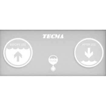 Tecma Replacement LABEL ONLY - Suits Two Button Standard Control Panel - Suits Tecma Flexi-Line Elegance 2G and Silence Plus 2G Toilets T-PF.P11 (4479991)