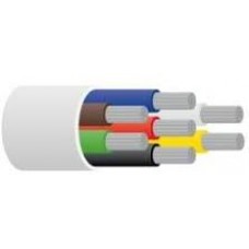 4mm 7 Core Marine Trailer Cable - White Sheathed - 7C 4mm Tinned Cable - Per 50m Metre (SUR TRI MTS72603-WH-50)