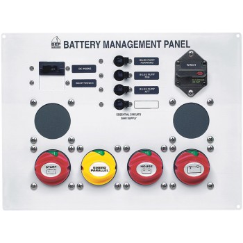 BEP Battery Management Panel 800-MS1 - Designed for Power or Sail Boats 10-12 m (32.9-39.5 ft) with Single Engine - 113677 (SUR 800-MS1)