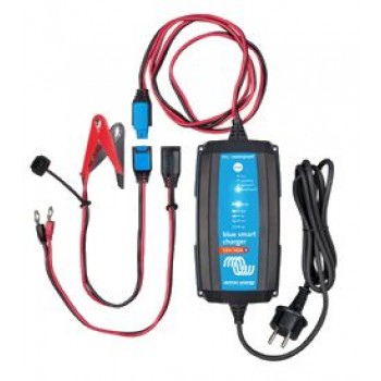 Victron Blue Smart IP65 Battery Charger with Clamps and Connectors - 24 Volt - 8 Amp - Bluetooth Smart (BPC240831014R)