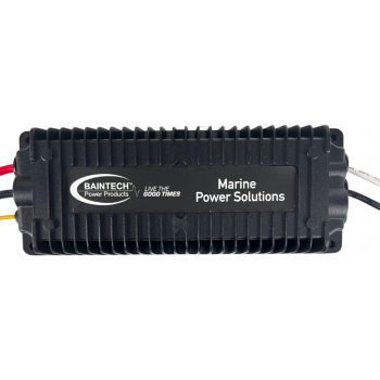 Baintech On-Board Waterproof DC-DC Battery Charger - 12V to 36V (30A/10A) DC-DC Charger - Suits LiFePO4 Lithium Batteries Only. Charge your Minnkota or Motorguide 36V Lithium Battery when the Engine is Running (BT-1236-10A)