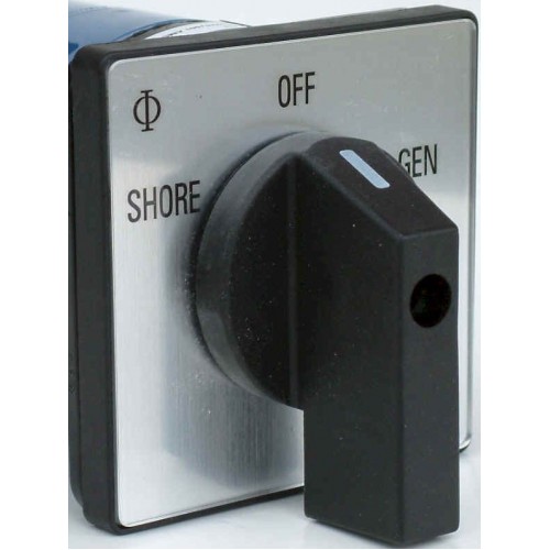 SHORE / OFF / GEN Changeover Switch - Rotary Cam Switch ...