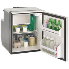 Isotherm Cruise Elegance CR65EL - 65L Marine and RV Fridge/Freezer - 12 or 24 Volt - Right or Left Hand Opening Silver Door - Central Handle - 381669 (EL65SDC)