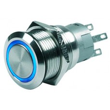 BEP CZone Push Button Switch - Momentary ON/OFF with Blue LED, 112926 (911-0062)
