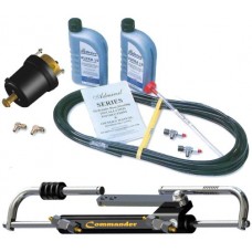 Hydrive Commander Complete Outboard Steering Kit - Bullhorn Mount Suits Most Single Outboards up to 150hp (COMKIT6)