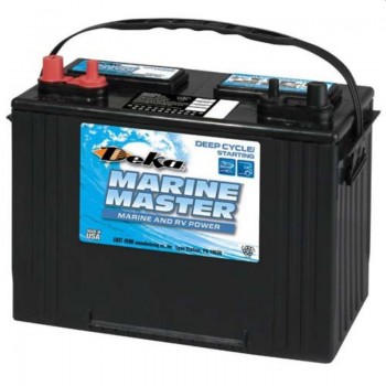 Deka Marine Master Battery - DP27  - 12 Volt -  650CCA - DUAL Marine Starting and Cycling - Maintenance Free Battery (DP27)