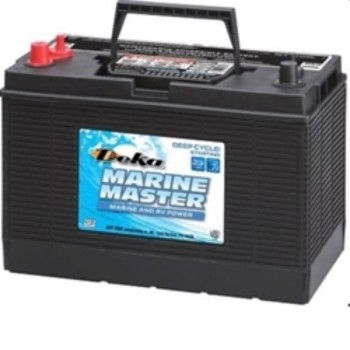 Deka Marine Master Battery - DP31DT  - 12 Volt -  700CCA - DUAL Marine Starting and Cycling - Maintenance Free Battery (DP31DT)
