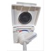 EZY RV Exterior Shower Outlet - Large Shower Head with Lock-Off  Trigger and Mixer Tap - Suits RV or Boats (Ezy RV)