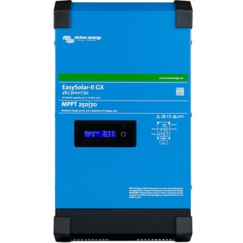 Victron EasySolar II GX Inverter Charger and MPPT Solar Controller Combi with Color Control Panel - 24 Volt 3000VA (2400W) Inverter + 70 Amp Battery Charger + MPPT 250/70 Solar Controller (PMP242307010)