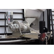 Lone Star Marine GX1-P Stainless Steel 200mm Drum Anchor Winch to suit Pontoon Boats - 600 Watt 12 Volt Motor - Suits Pontoon Boats to 10m