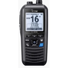 ICOM IC-M94DE Marine Hand Held VHF Radio with AIS and DSC - Float'n Flash - Built-In GPS - MOB - 10 Hrs Battery Life - Rechargeable Li-Ion Battery (IC-M94DE)