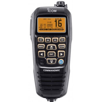 ICOM HM195GB CommandMIC  BLACK - Complete Remote Control Option - Suits Selected ICOM VHF Radios Only (HM195GB)