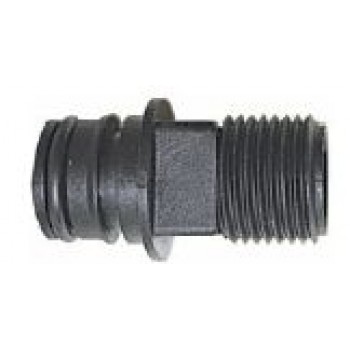 Jabsco Snap-In Ports - 23mm Plug-in with 1/2" Male Thread and Straight Port - Sold in Pairs 50644-1000 (J25-177)