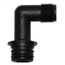 Jabsco Snap-In Ports - 23mm Plug-in with 1/2" Male Thread Elbow - Sold in Pairs 50645-1000 (J25-180)