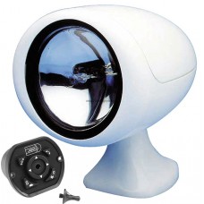 Jabsco 155SL Remote Control Searchlight Kit - Deluxe Model with Electronic Control Panel - 12 and 24 Volt - 100W - 100,000 CP Halogen (J60-103)