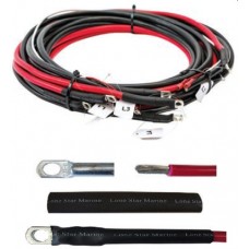 Lone Star Marine Wiring Loom - Suit Winches up to 2500W - Tinned Cable, Fitted Lugs and Heat Shrinked Terminals (1000XS)