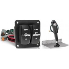 Lenco Electric Trim Tab Kit - Complete Kit with Double Rocker Control Switch - 9 x 12 Inch Tabs - Suits Most Boats to 8m - 12 Volt (312752)