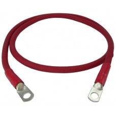 Minn Kota Riptide Flexible 300mm Battery Terminal Link Cable with 8mm Battery Lugs - 32mm² Marine Tinned Cable - RED (SUR-THL300-32R)