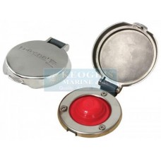 Lofrans Inox Deck Switch - Red Foot Switch - Windlass Anchor Winch Control (636074)