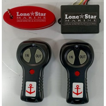 Lonestar Hand Held Wireless Remote Control - 12V - Deploy Your Lonestar Drum Winch from Anywhere on Your Boat (WR)