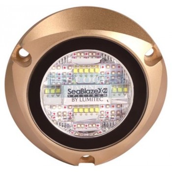Lumitec SeaBlaze X2 Underwater LED Light - Spectrum RGBW 10 - 30VDC  6000 Lumens (123820)