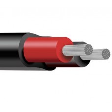 8B&S Twin Core - Twin Sheath (Black) - Tinned Copper Wire - 30m Roll (SUR TRI MWS296032-BK-30)