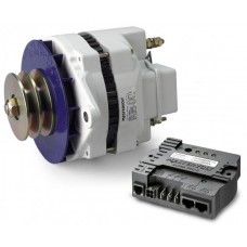 Mastervolt Alpha 24/75 MB Alternator and Regulator Combo - 24 Volt 75 Amp Alternator with Dual Belt Pulley - Multi fit mounting (SUR 48624075)