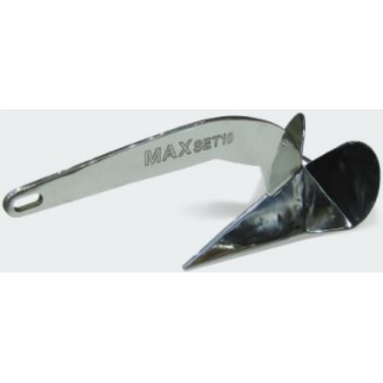 Maxwell MaxSET 25kg (55lb) Stainless Steel (AISI316) Anchor - Suits Boats 10-14m - High Polish Finish (P105059)