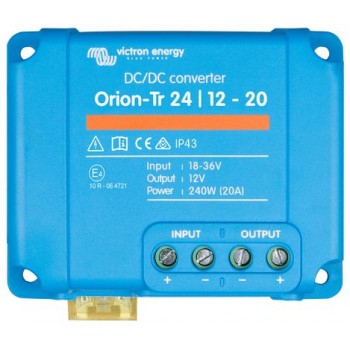 Victron ORION-Tr DC-DC Converter 24/12-30 - IP43 - Isolated - Adjustable Output 10-15V (ORI241240110)