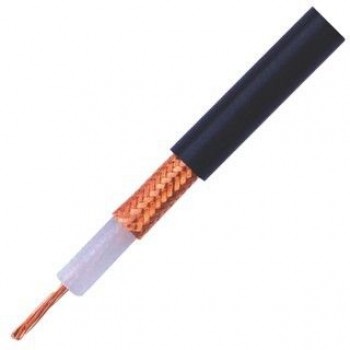 VHF - RG213AU - VHF Cable - 50 Ohm Heavy Duty Coaxial Cable - Low Loss, Shielded & Multi-Strand - 11mm Dia (RG213AU)
