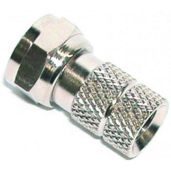 TV - RG59 Male F-Type - Twist-On Cable Connector to suit RG59 75 Ohm TV Coaxial Cable  (BC88095)