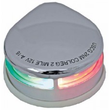 Easterner Horizontal Mount BI-Colour LED Navigation Light Stainless Steel Each (RWB4512)