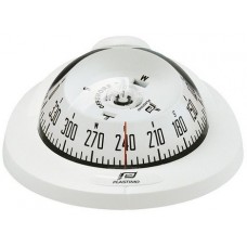 Plastimo Offshore 75 Powerboat - Flush Mount White Compass - 70mm Apparent Dia - White Conical Card (RWB8011)
